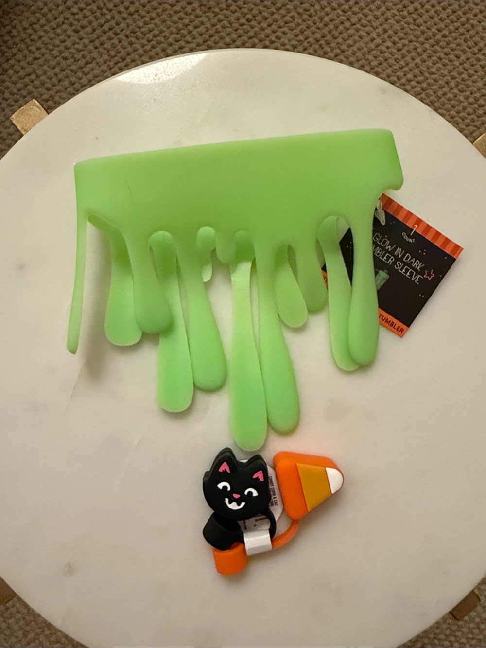 2026 Target Bullseye Playground Tumbler Sleeve Glow in the dark & Straw Toppers